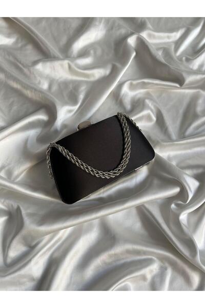 Mia Collection Rochie de seară cu laser Model Geantă de logodnă de nuntă Negr...