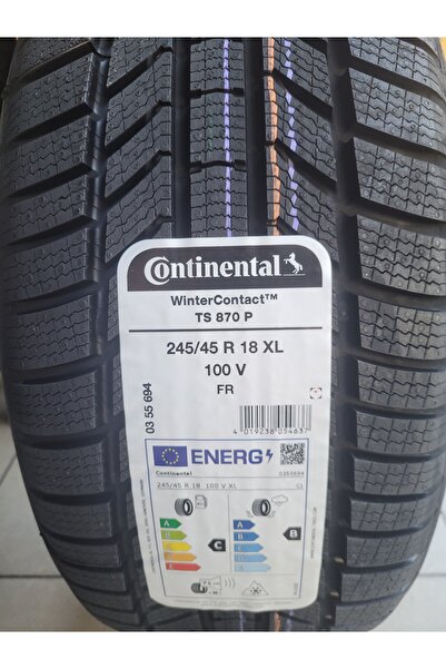 Continental 245/45R18 Winter Contact TS870P 100V XL Set Olarak (4 ADET) 2025 ...