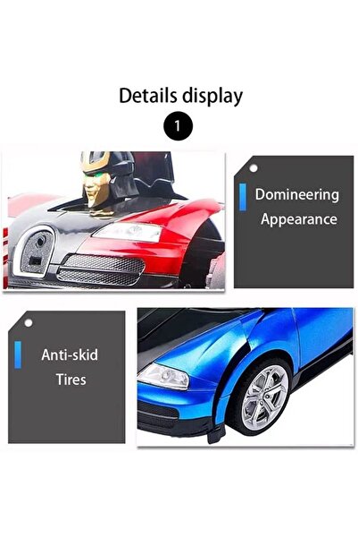 COOYA Cars Robot for Kids, Remote Control Car Robot Transformer Toy, Toys for Boys Girls