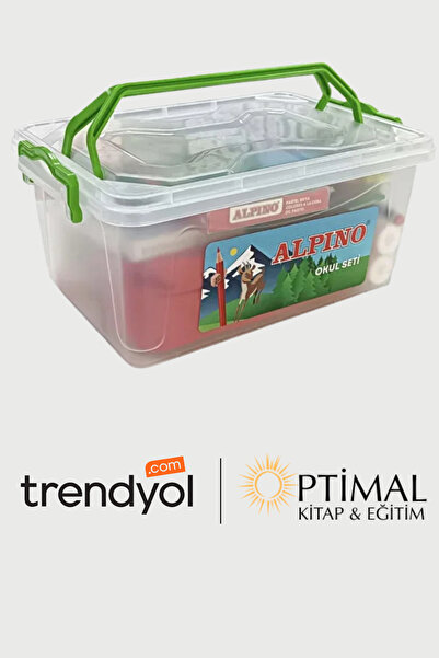 Alpıno 2026 Maxi Plastik Kutulu Okul Kırtasiye Seti
