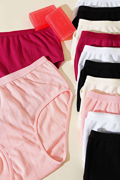 ELA ELATOPTAN bumbac 100% TUTKU KADIN PACHET DE 12 CHILOȚI BIKINI ASORTATE JA...