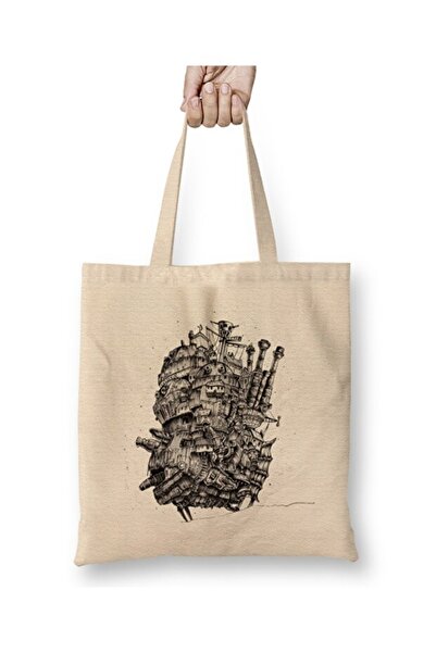 Toyaso Howl's Moving Castle Mindless Bez Сумка з довгими ручками Сумка для покупок Сумка для пляжу