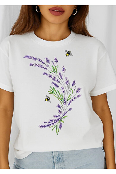 OEM Tricou dama din bumbac 100% Lavanda