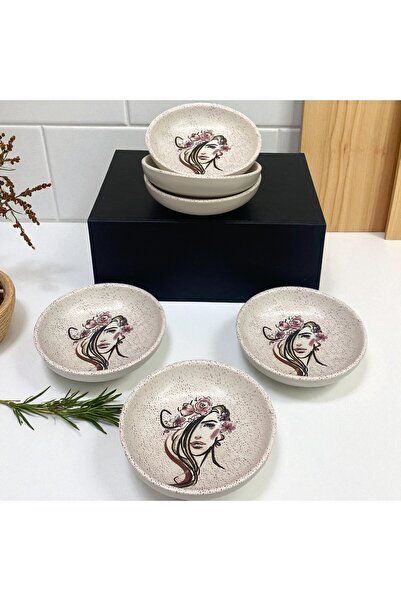 Keramika Beauty 13cm Breakfast / Snack Bowl 6 Pieces Dowry Set
