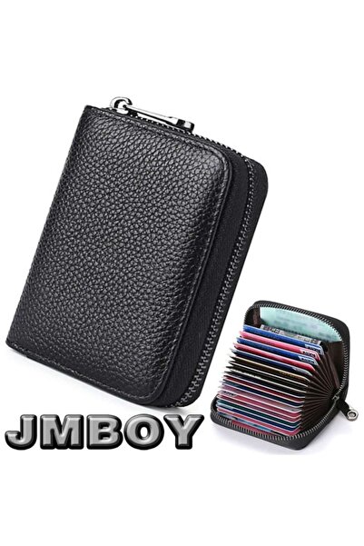 OEM Leather Wallet, 20 Card Slots, Black