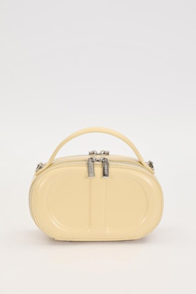 Levidor Yellow Double Zipper Handbag