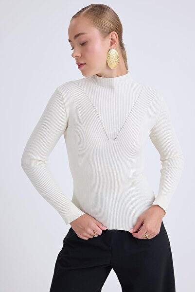 Vitrin Μπλούζα με μακρυμάνικο πλεκτό ζιβάγκο