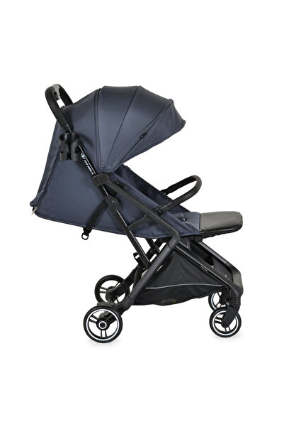 Cangaroo Airwalk Gray Stone sports stroller, airplane cabin compatible, ultra-compact automatic folding, carrycot