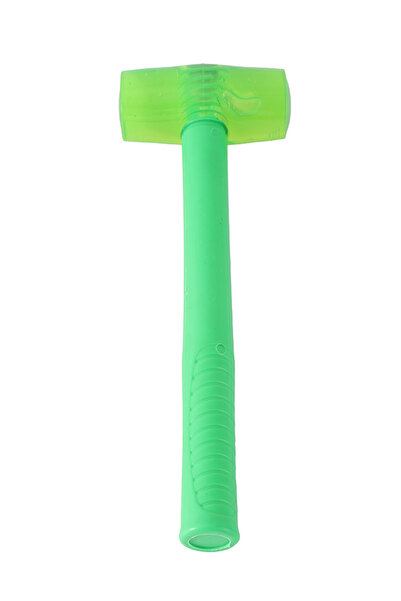 Lawazim مطرقة مطاطية ٣٢٠ جرام - مطرقة ناعمة الوجه بمقبض بلاستيكي للنجارة والأ...