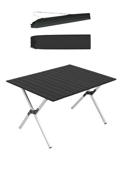 pratikoutdoor Katlanabilir Alüminyum Kamp ve Piknik Masası, Omuz Askılı Taşım...