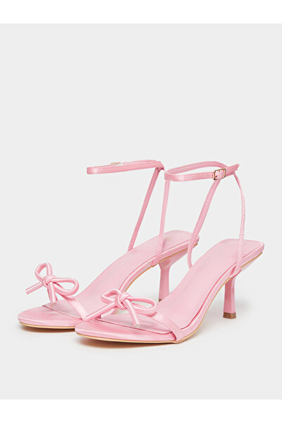 Styli Stiletto Heel Bow Detail Sandals