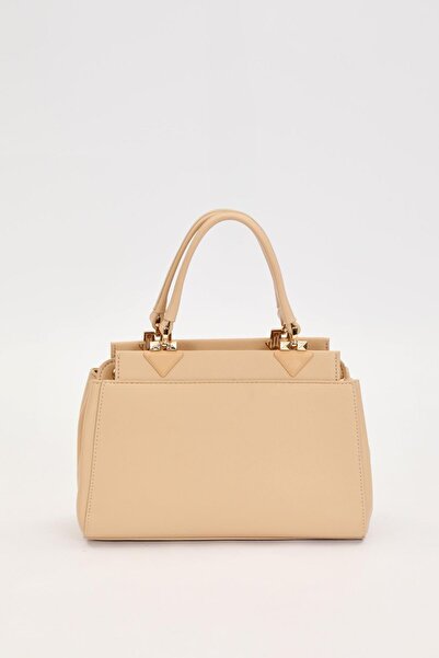 Levidor Khaki Stripe Stitching Model Handbag