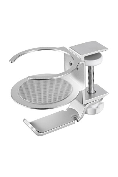 PadForce Suport de birou pentru căști, cană, organizator de cablu, aluminiu, ...