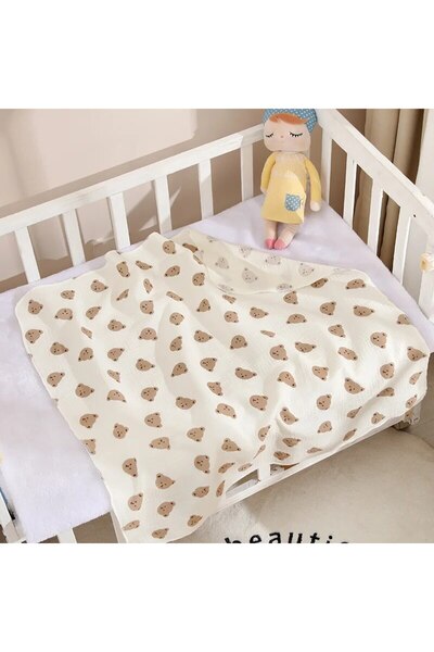 Choice bear Baby Receive Blanket for Newborn Cotton Muslin Swaddle Blanket Bedding Infant Bath Towel Baby I