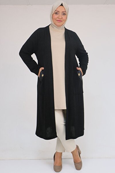 Eslina 53035 Jachetă Mir cu buzunar de mărime mare - Negru