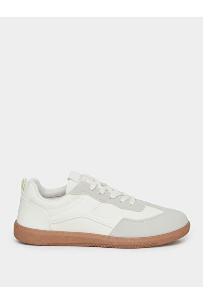Styli Panelled Laced Up Sneakers