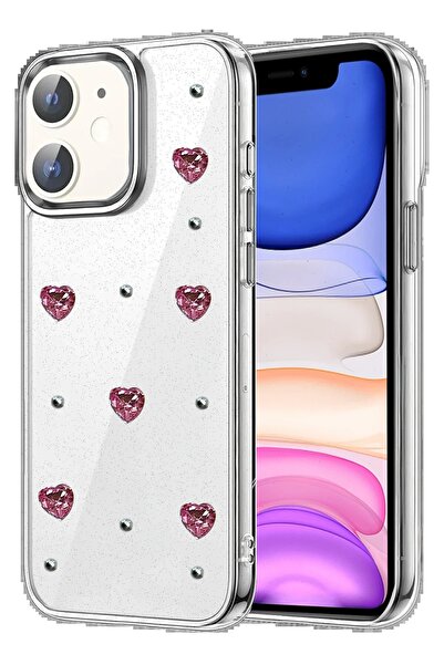 UStores iPhone 12 Compatible Bow Pattern Cover - Pattern 4-(5796)