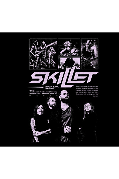 fame-stoned Skillet - Μουσική - Ροκ Ομάδα με στάμπα Unisex 100% βαμβακερό φούτερ με κουκούλα