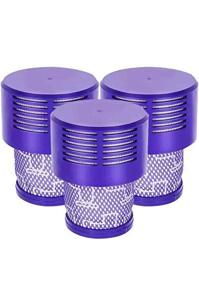 KESNUP Set de 3 filtre de aspirator pentru Dyson, lavabile, violet
