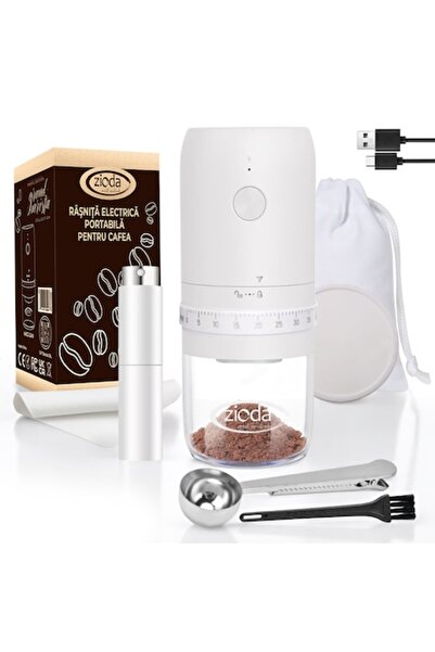 zioda smart essentials Râșniță de cafea electrică portabilă,