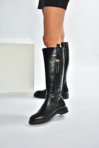 Fox Shoes V973000807 Black Snake Print Classic Women's Boots