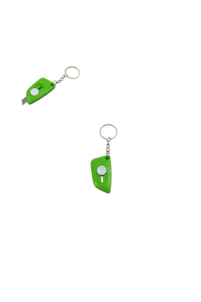 Nerox Koyu Yeşil Minik Maket Bıçağı Anahtarlık (1 ADET) (EBAT: 5,5cm x 2,9cm,...