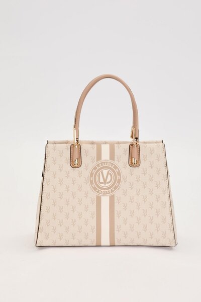 Levidor Mink Monogram Patterned Handbag