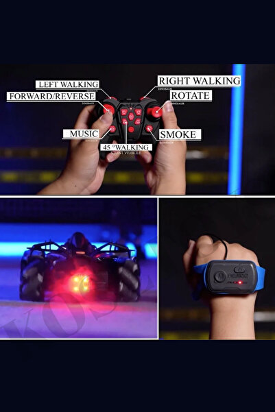 kosetoys Uzaktan Kumandalı Araba Şarjlı 4x4 Full Fonksiyon 2.4Ghz RC Yarış Rally Arabası