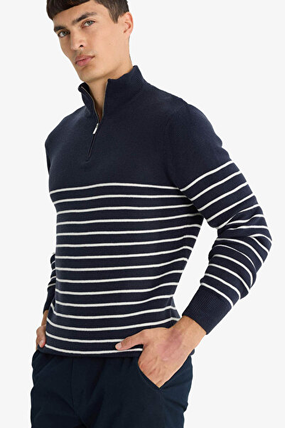 DeFacto Navy Blue Men's Sweater F1522Ax/Nv64