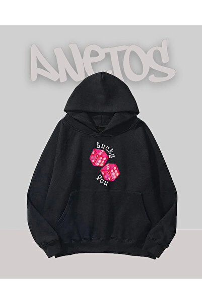 Anetos Zar Design Black Front cu imprimeu Swea tricou