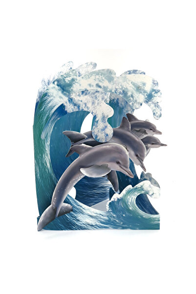 Santoro Felicitare 3D Swing Cards Delfini