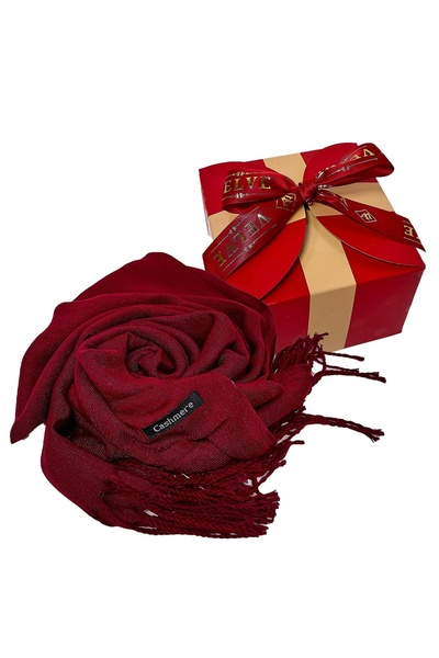 velve Μακρύ κασκόλ τύπου Sal Belladona, με κρόσσια, συσκευασμένο σε κουτί δώρ...