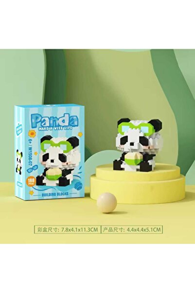 BTİCARET Panda Mini Blok Figür 168 Parça – Yapı Oyuncak Uyumlu Yapboz Puzzle ...