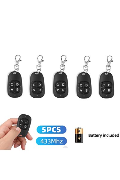 Choice 5PCS 433 Mhz RF Copy Remote Control Key 433.92mhz 4CH Transmitter Duplicated Cloning Code Car Key Fo