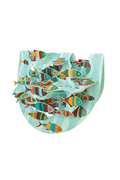 Santoro Felicitare 3D PopnRock Banc de pesti