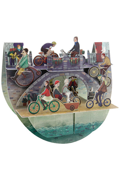 Santoro Felicitare 3D PopnRock Biciclete