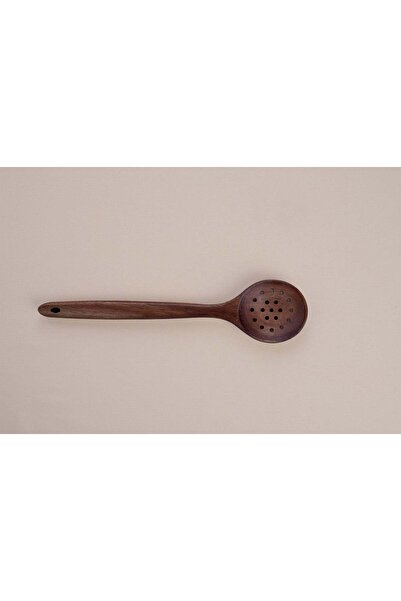 Barine Acacia Wood Colander Spoon 34 cm