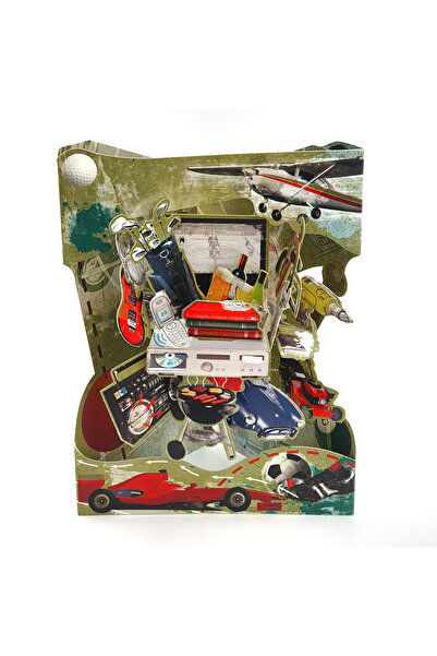 Santoro Felicitare 3D Swing Cards Visul oricarui barbat