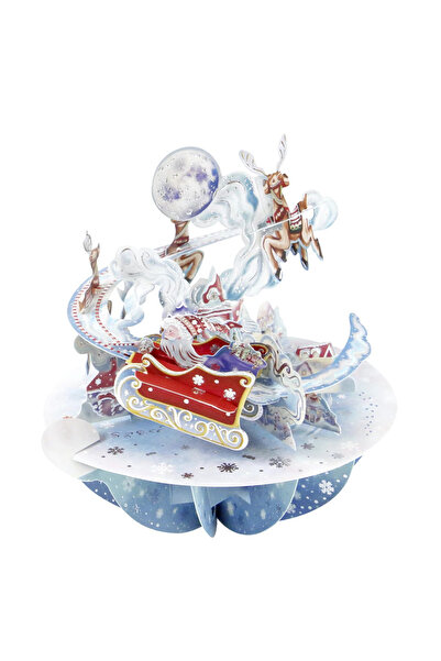 Santoro Felicitare 3D Pirouettes Sania lui Mos Craciun