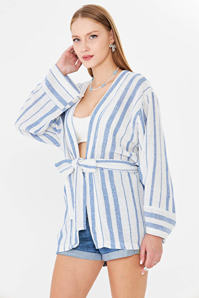 armonika Women's Saks Belted Kimono Arm-25Y001073