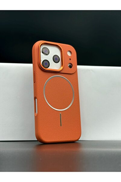 GENERAL جراب جلدي فاخر من MagSafe لهاتف iPhone 17 Pro Max - مقاوم للصدمات، رفيع، مع شحن لاسلكي