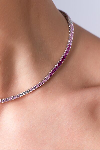 HAVANA JEWELLERY Colier Tennis HAVANA - Argint 925 si Cristale Swarovski