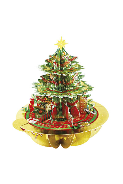 Santoro Felicitare 3D Pirouettes Brad de Craciun