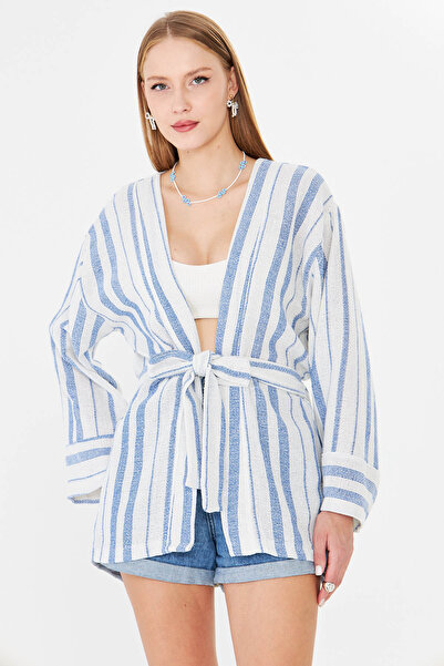 armonika Women's Saks Belted Kimono Arm-25Y001073