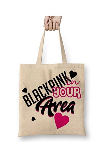 Toyaso Τσάντα Blackpink Tote Bag με μακρύ χερούλι Τσάντα αγορών Τσάντα παραλίας