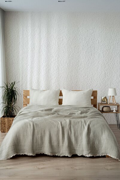 MYLASA HOME Cuvertură premium din muselină 240x260 cm 100% bumbac, fabricată ...