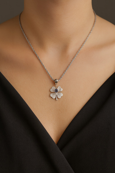 G Sport POLO Zircon Clover Women's Necklace