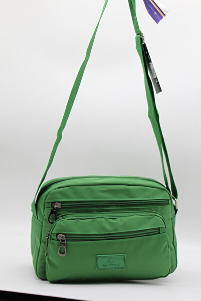 Bevitton Geantă de umăr pentru femei din material textil rezistent la apă Geantă verde