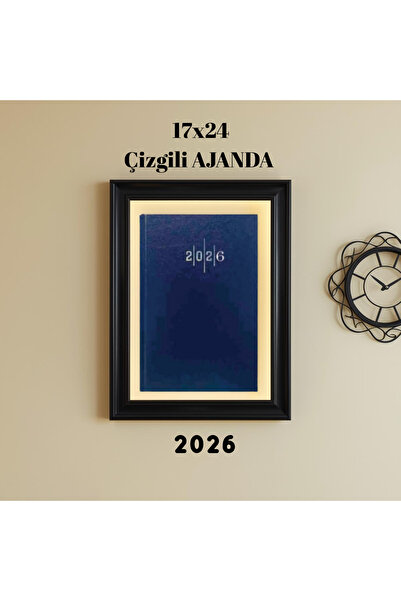 KarmaOfis 2026 Agenda 17x24 Prugasto Mornarsko plava