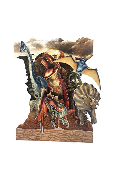 Santoro Felicitare 3D Swing Cards Dinozauri